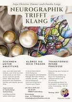 Transformierendes Zeichnen trifft Klang mit Anja Christine Zimmer & Claudia Lange