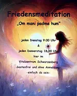 Offene Friedensmeditation „Om mani padme hum” mit Beate Haustein