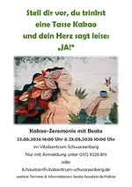 Kakao-Zeremonie mit Beate Haustein
