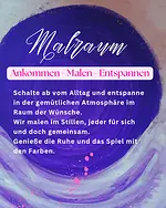 Malraum – Ankommen, Malen, Entspannen mit Susan und Marion