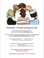 Weiberabend... „Wie Musik und Singen uns stärkt” mit Bärbel Espig, Beate Haustein & Jana Müller