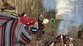 Frauen-Schwitzhütte zu Samhain mit Malina